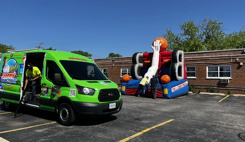 Bounce house rental for inflatable games.