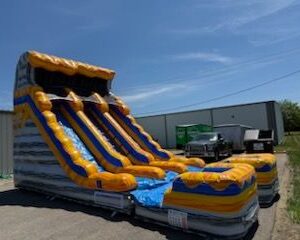 18 Ft Flaming Volcano Waterslide