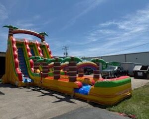 22 Ft Raging Rapid Duo Lane Waterslide + Slip n Slide